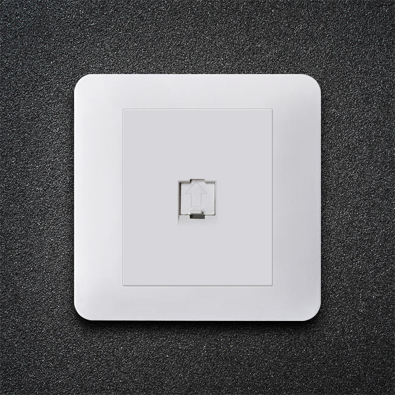 Plastic Switch TT-Network Socket-WHITE